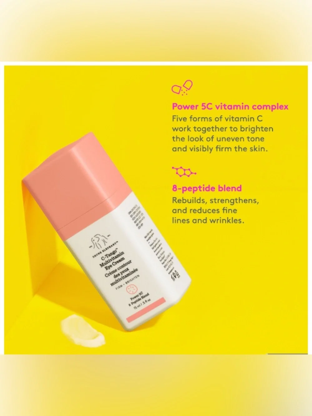 Drunk Elephant C-Tango Multivitamin Eye Cream•BNIB• MSRP $65.00